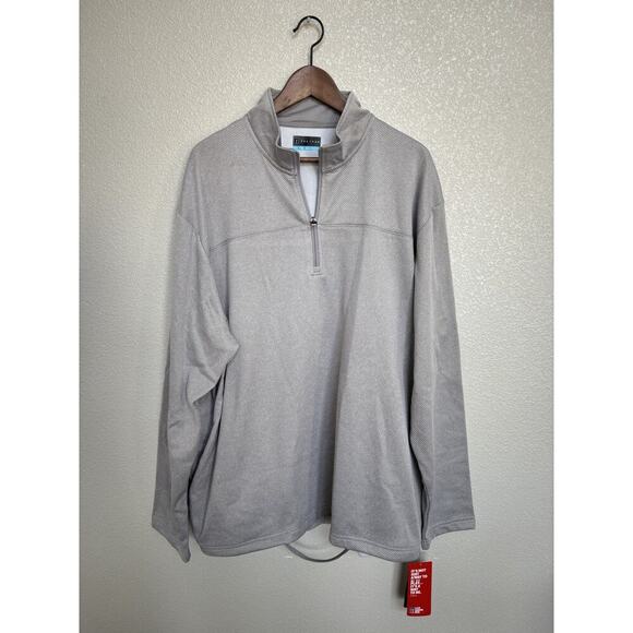 PGA Tour Other - NEW PGA TOUR gray men's XXL quarter zip pullover long sleeve athletic casual